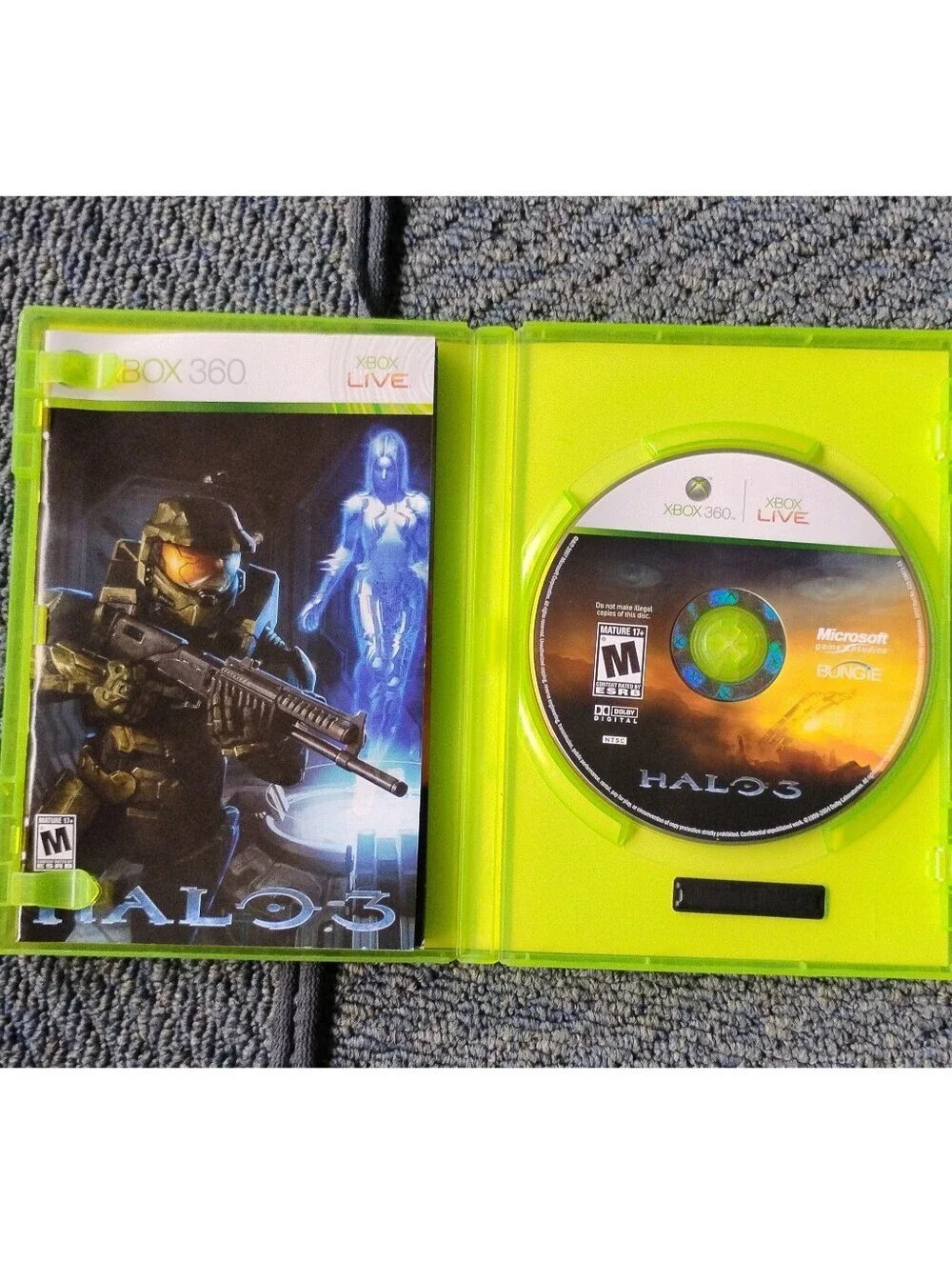 Halo 3 (Xbox 360) – Complete in Box (CIB) with Manual